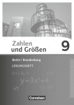 Zahlen und Größen 9. Schuljahr. Lösungen zum Schülerbuch 