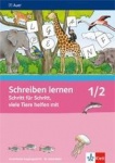 Schreiben lernen Schritt für Schritt, viele Tiere helfen mit. . 