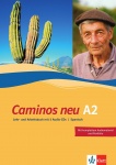 Caminos neu A2, Lehr- und Arbeitsbuch mit 3 Audio-CDs 