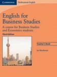 English for Business Studies - Third Edition. Teacher´s Book 