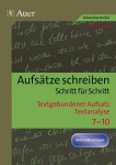 Textgebundener Aufsatz - Textanalyse 