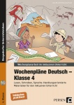 Wochenpläne Deutsch - Klasse 4 