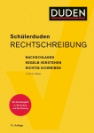 Schülerduden Rechtschreibung und Wortkunde (gebunden) 