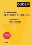 Schülerduden Rechtschreibung und Wortkunde (kartoniert) 