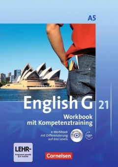 English G 21. A5. 9. Schuljahr. Workbook + CD-ROM (e-Workbook) und CD 