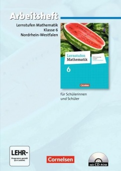 Lernstufen Mathematik 6. Schuljahr. Arbeitsheft mit eingelegten Lösungen und 