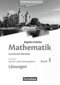 Bigalke/Köhler: Mathematik. Band 1. Analysis. Mecklenburg-Vorpommern. Lösungen zum 