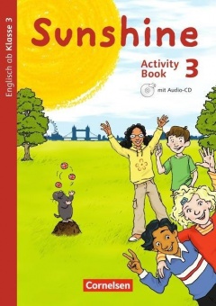 Sunshine 3. Schuljahr. Activity Book + Audio-CD, Minibildkarten und Faltboxen 