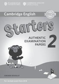 Cambridge Young Learners Test Starters 2 Answer Booklet 