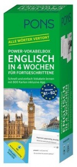 PONS Power-Vokabelbox Englisch Fortgeschrittene 