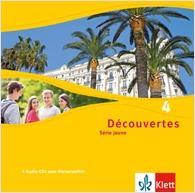 Découvertes 4. Série jaune. Zweifach-Audio-CD für Schüler und Lehrer 