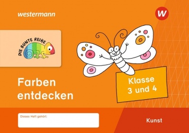 Bunte Reihe Farben entdecken 