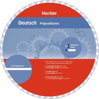 Wheel. Deutsch Präpositionen. Sprachdrehscheibe 