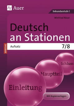 Deutsch an Stationen Spezial Aufsatz 7-8 