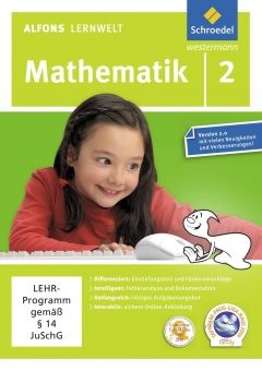 Alfons Lernwelt Lernsoftware Mathematik 2. CD-ROM 