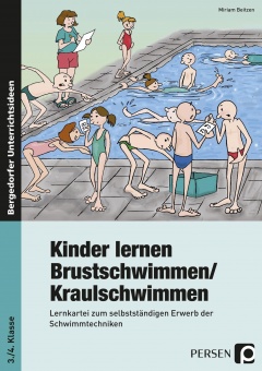 Kinder lernen Brustschwimmen/Kraulschwimmen 