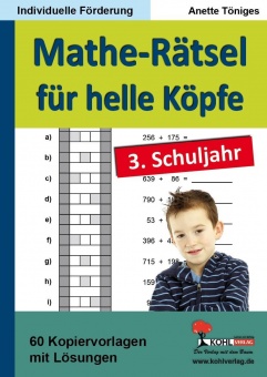 Mathe-Rätsel lösen / 3. Schuljahr 