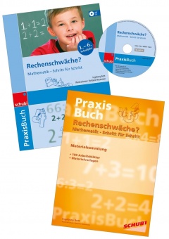 Kombipaket Praxisbuch Rechenschwäche mit CD-Rom und Materialsammlung 