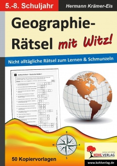 Geographie-Rätsel mit Witz! - 5.-8. Schuljahr 