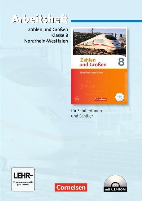 Zahlen und Größen 8. Schuljahr. Arbeitsheft mit eingelegten Lösungen 