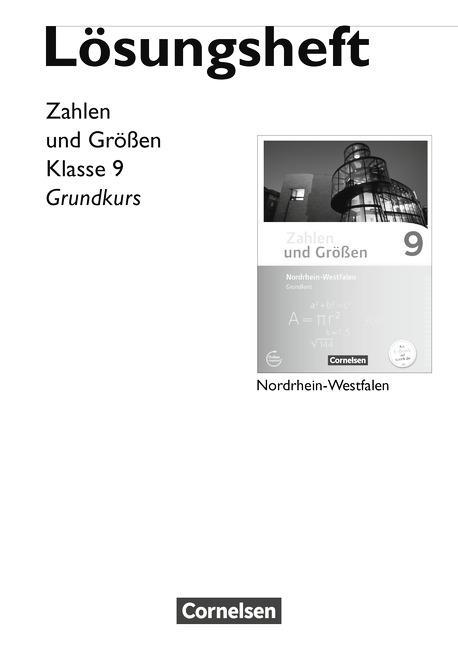 Zahlen und Größen 9. Schuljahr. Grundkurs Lösungen 