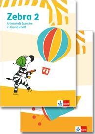 Zebra 2. Paket Sprache Arbeitsheft Grundschrift Lesen/Schreiben 