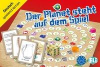 Der Planet steht auf dem Spiel. Game Box 