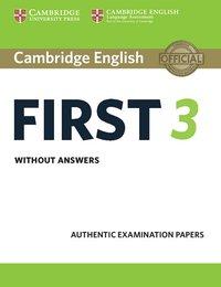 Cambridge English First 3. Student´s Book without answers 