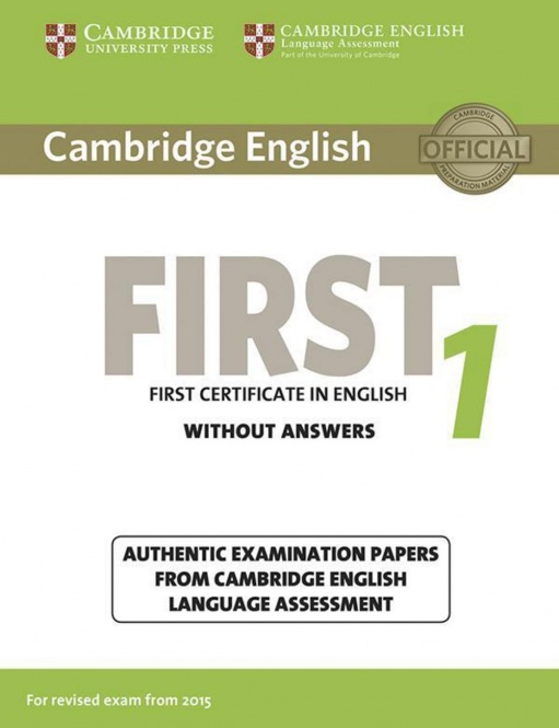 Cambridge English First 1. updated School Book 