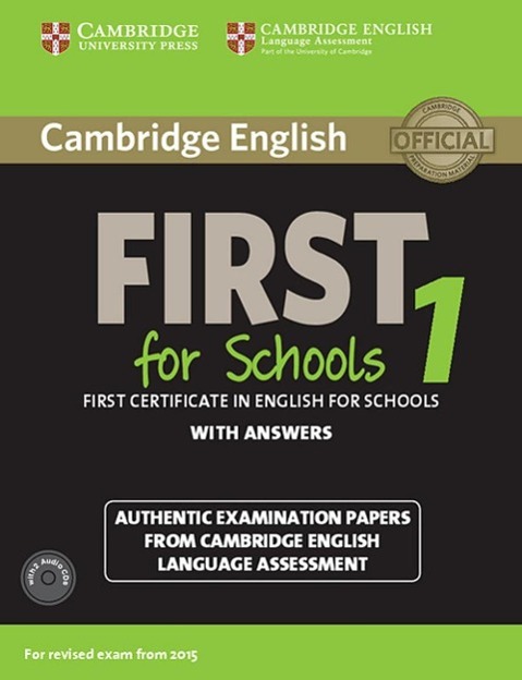 Cambridge English First 1. updated School Book + answers + CDs(2) 