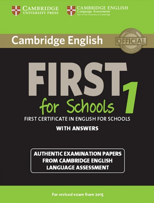 Cambridge English First 1. updated exam. Student´s Book with answers 