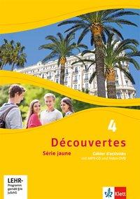 Découvertes 4. Série jaune. Cahier d´activités. CD. DVD 