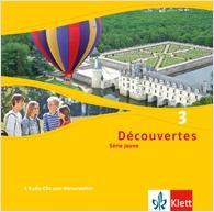 Découvertes 3. Serie jaune. 3 CDs 