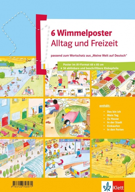 Wimmelposter-Set Alltag und Freizeit 