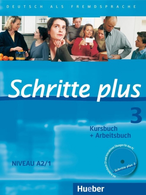 Schritte plus 3. Kursbuch + Arbeitsbuch mit Audio-CD zum Arbeitsbuch 