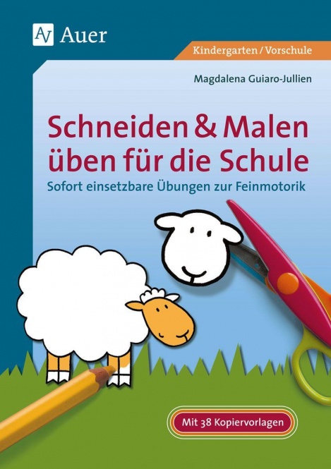 Schneiden & Malen üben für die Schule 