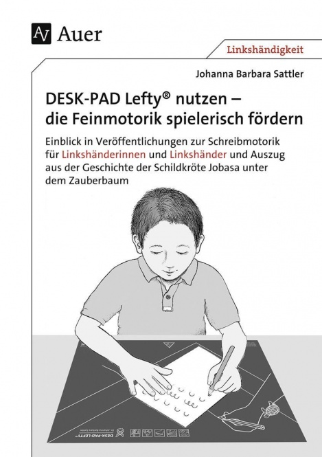 Schreibtisch-Auflage für Linkshänder DESK-PAD LEFTY«, mit Übungsheft 