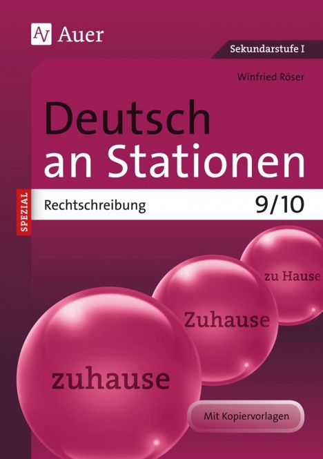 Deutsch an Stationen spezial Rechtschreibung 9-10 