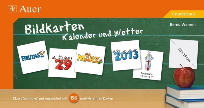 Bildkarten Kalender und Wetter 