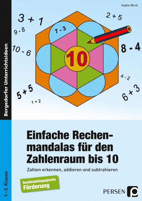 Einfache Rechenmandalas für den Zahlenraum bis 10 