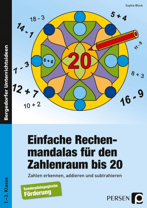 Einfache Rechenmandalas für den Zahlenraum bis 20 