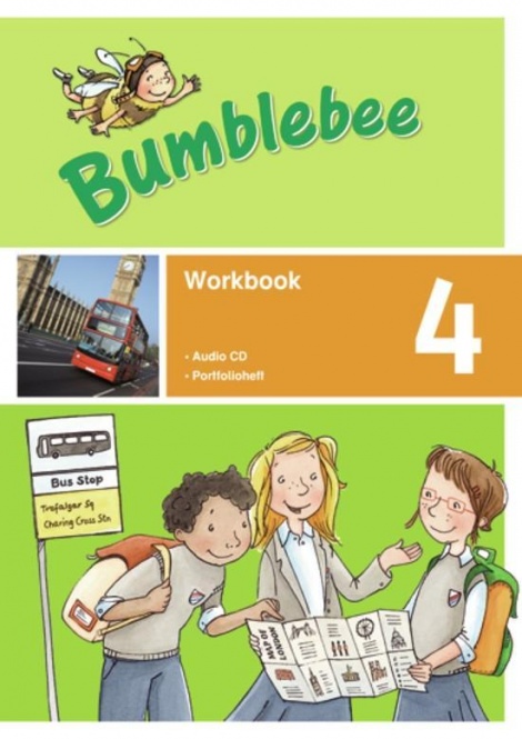 Bumblebee 4. Workbook 4 plus Portfolio- / Sprachheft und Pupil´s Audio-CD 