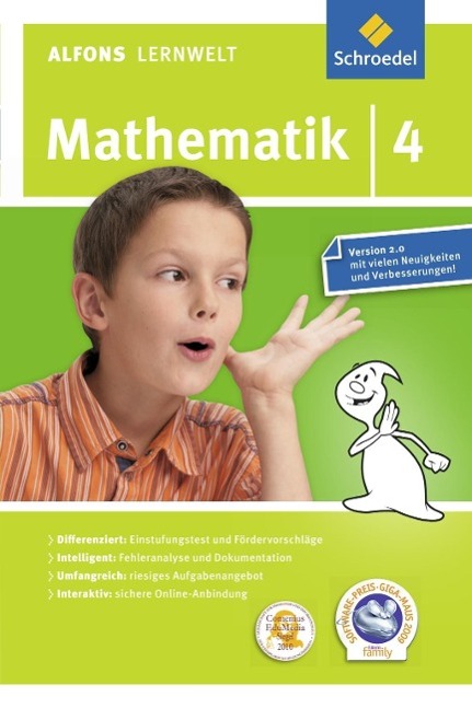 Alfons Lernwelt Lernsoftware Mathematik 4. CD-ROM 