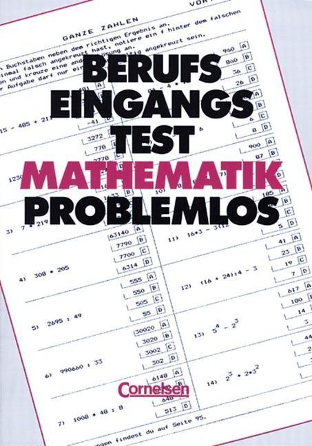 Berufseingangstest: Mathematik problemlos 