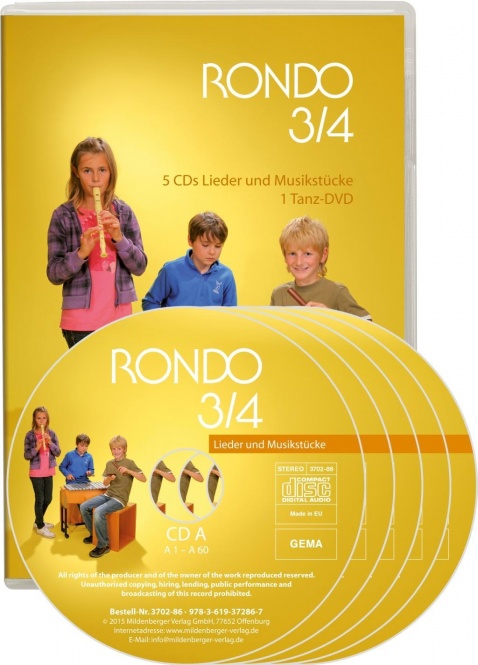 RONDO 3/4 Lieder und Musikstücke 5xCD 