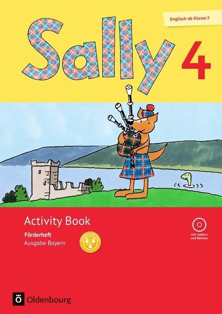 Sally 4. Activity Book inkl.+CD. Förderheft. Bayern 