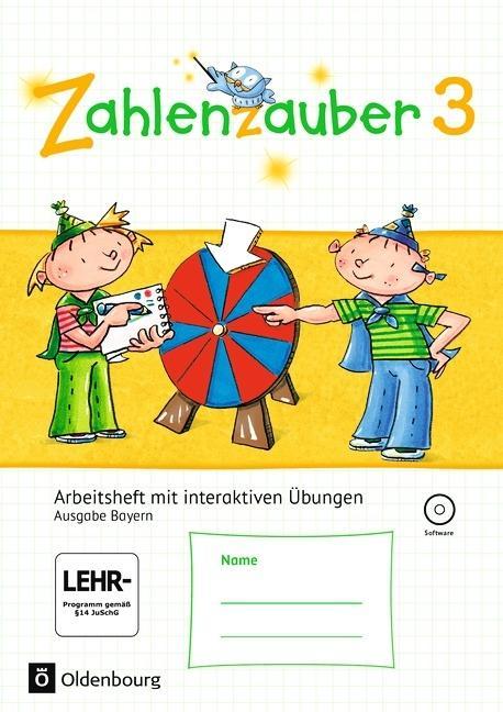 Zahlenzauber 3. Arbeitsheft mit eingelegten Lösungen 