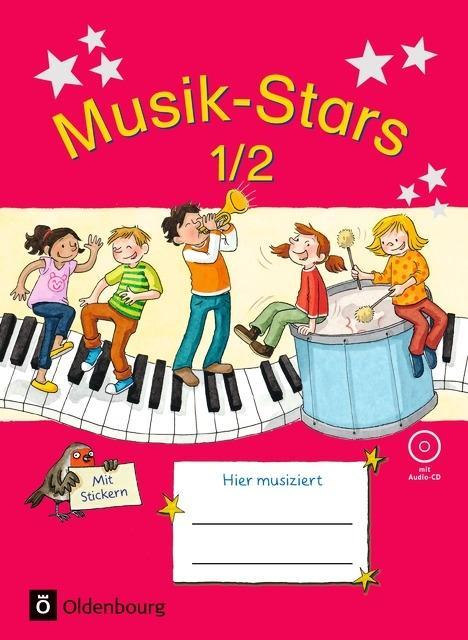 Musik-Stars 1./2. Schuljahr. Übungsheft mit Lösungen und Audio-CD 