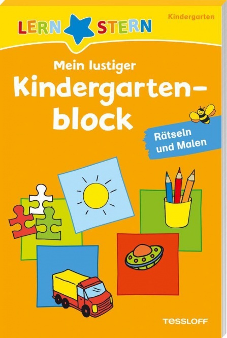 Mein lustiger Kindergartenblock. Rätseln und Malen 