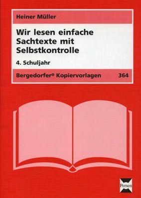 Wir lesen einfache Sachtexte mit Selbstkontrolle. 4. Schuljahr 